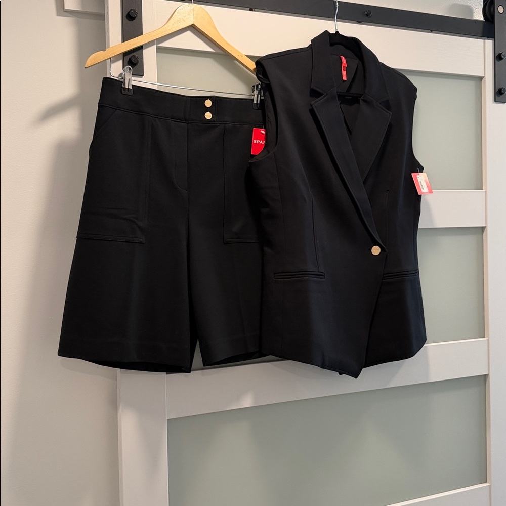SPANX Elegant Black 2- piece Suit Set